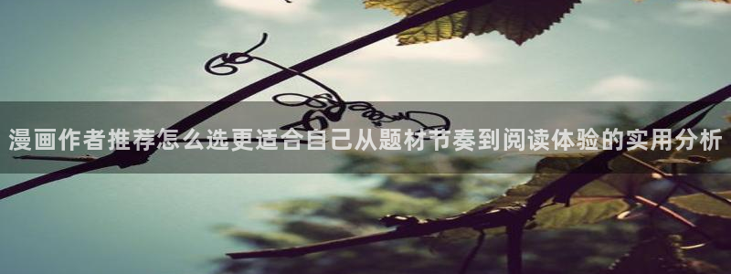 梦漫漫画连载推荐:漫画作者推荐怎么选更适合自己从题材节奏到阅读体验的实用分析